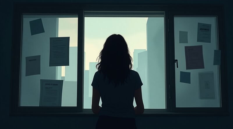 Visual representation of Emily Pike’s story highlighting her escape, legal struggle, and the call for mental health system reform in 2023.