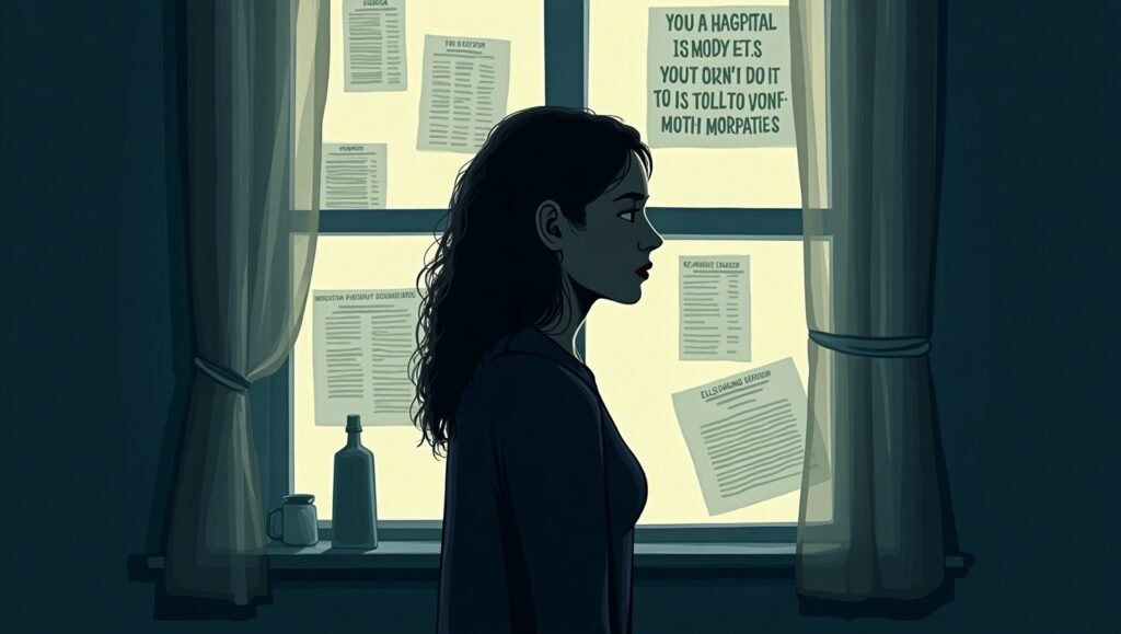 Emily Pike: When Mental Health Meets the Law Illustration symbolizing Emily Pike’s 2023 escape and the resulting mental health reform debate, with emotional and legal overtones.